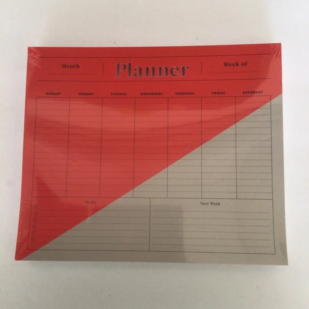 MARTHA STEWART UNDATED PLANNER PAD NWT
